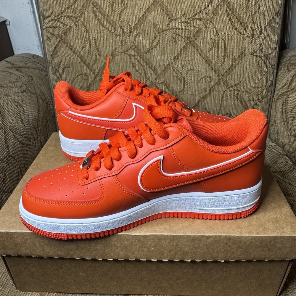 Nike Air Force 1 '07 'Picante Red' DV0788-600-low Top Board Shoes Size 8 B Grade - Picture 3 of 10